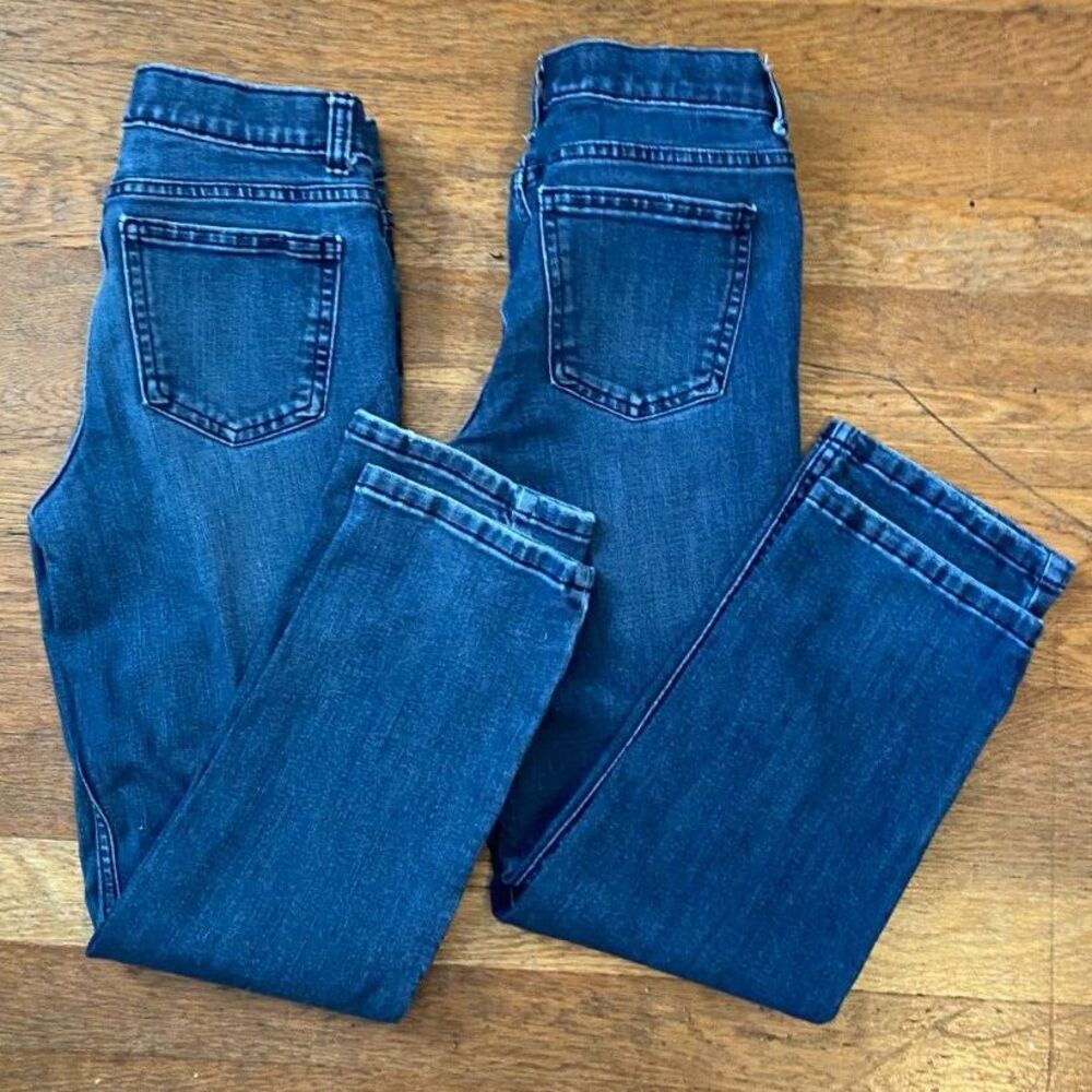 Wonder Nation Lot of 2 Straight Dark Wash Jeans Boys Size 10